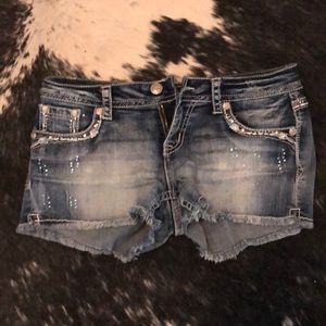 NWOT Rhinestone Shorts